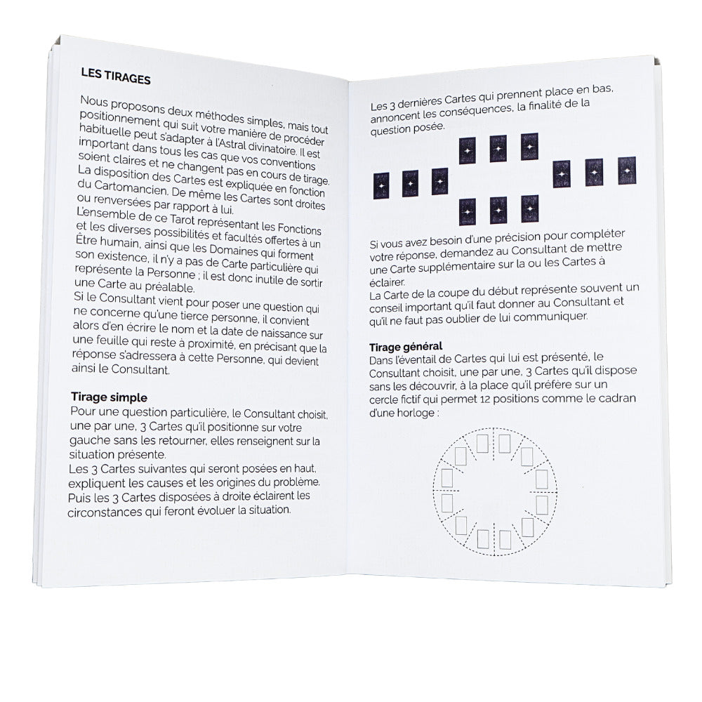 Coffret L'Astral divinatoire Oracle – 52 cartes + livret explicatif